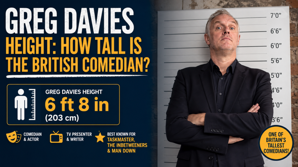 Greg Davies Height: How Tall Is the British Comedian?