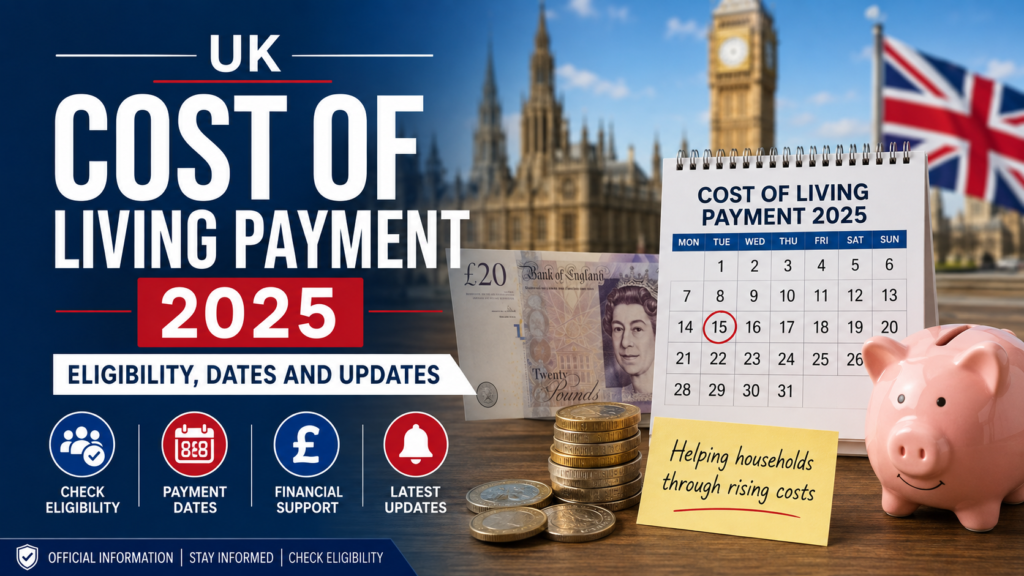 uk cost of living payment 2025
